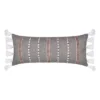 Black Pieced Applique Tassel Pillow - Levtex Home