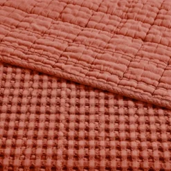 Mills Waffle Adobe Quilted Throw - Levtex Home -CozyNest Sales Store GUEST 04f30770 a98c 4e58 8418 c1b73807e180