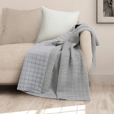 Mills Waffle Quilted Throw - Levtex Home 6 Mills Waffle Quilted Throw - Levtex Home - Image 6