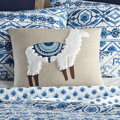 Lillian Llama Decorative Pillow - Levtex Home 1 Lillian Llama Decorative Pillow - Levtex Home
