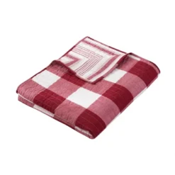 Camden Red Quilted Throw - Levtex Home
