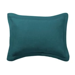 Washed Linen Teal Blue Sham - Levtex Home -CozyNest Sales Store GUEST 22b6c344 4c8f 4a06 a84f df7dbe8dcfb5