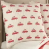 Road Trip Cars Euro Sham Set Of 2 Red - Levtex Home