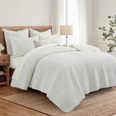 Eyelet Cream Euro Sham Set Of 2 - Levtex Home 2 Eyelet Cream Euro Sham Set Of 2 - Levtex Home - Image 2