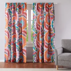 Serendipity Bohemian Lined Curtain Panel With Rod Pocket - Levtex Home -CozyNest Sales Store GUEST 3ba25838 142d 4044 8fd9 202399127194