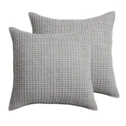 Mills Waffle Euro Sham Set Of 2 - Levtex Home -CozyNest Sales Store GUEST 463c7938 a0f8 49ba b3ca f7d3559555b4