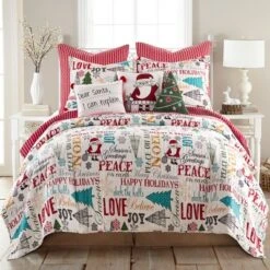 Santa Claus Lane Postcard Decorative Pillow White - Levtex Home -CozyNest Sales Store GUEST 53faf912 51cf 4fb1 8795 efaafb44b4db 1