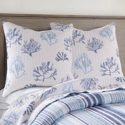 Zuma Beach Euro Sham Set Of 2 - Levtex Home 1 Zuma Beach Euro Sham Set Of 2 - Levtex Home