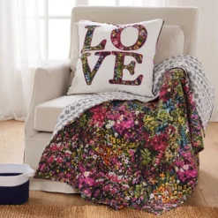Basel Floral Quilted Throw - Levtex Home -CozyNest Sales Store GUEST 57a15774 2d96 4163 92e7 f2dd49828252 1