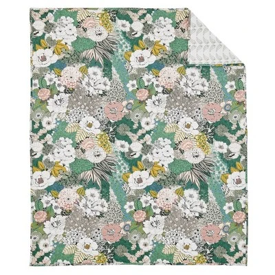 Bettina Floral Quilted Throw - Levtex Home 3 Bettina Floral Quilted Throw - Levtex Home - Image 3