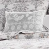 Filigree Grey Bird Decorative Pillow - Levtex Home