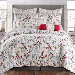 Holly Holiday Quilt Set - Levtex Home -CozyNest Sales Store GUEST 67509d69 e377 4047 8abe 0a5857538e86 1