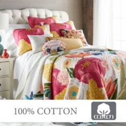 Grandiflora Quilt And Pillow Sham Set - Levtex Home 7 Grandiflora Quilt And Pillow Sham Set - Levtex Home -CozyNest Sales Store GUEST 67ca23fe e533 4f2e 841e 437e21192349