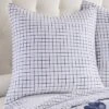Riella Navy Euro Sham Set - Two Euro Shams - Levtex Home