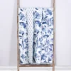 Linnea Blue Floral Quilted Throw - Levtex Home
