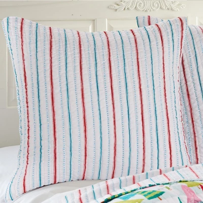 Merry & Bright Holiday Euro Sham Set - Two Euro Shams - Levtex Home 1 Merry & Bright Holiday Euro Sham Set - Two Euro Shams - Levtex Home