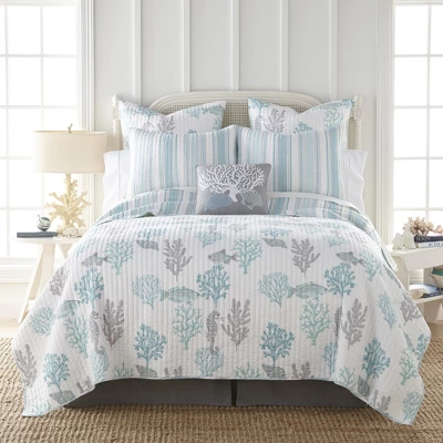 Cape Coral Quilt And Pillow Sham Set - Levtex Home 2 Cape Coral Quilt And Pillow Sham Set - Levtex Home - Image 2