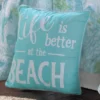Ocean Springs - Life Is Better Decorative Pillow - Levtex Home