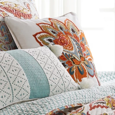 Eden Decorative Pillow - Levtex Home 1 Eden Decorative Pillow - Levtex Home