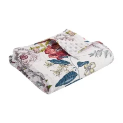 Montecito Floral Quilted Throw - Levtex Home -CozyNest Sales Store GUEST 85292832 5400 4435 8630 89616285d01c