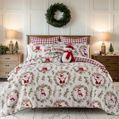 Pine & Plaid Printed Merry Christmas Pillow 12x20 - Levtex Home 2 Pine & Plaid Printed Merry Christmas Pillow 12x20 - Levtex Home - Image 2