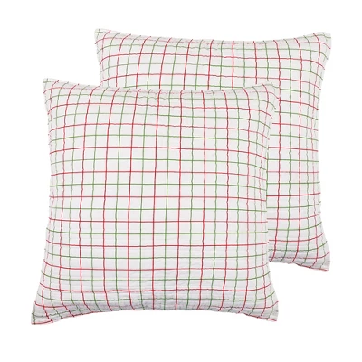 Home For Christmas Euro Sham Set Of 2 - Levtex Home 3 Home For Christmas Euro Sham Set Of 2 - Levtex Home - Image 3