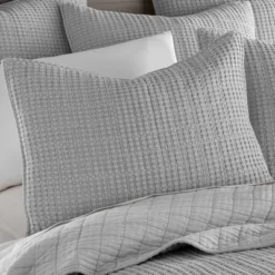 Mills Waffle Quilt And Pillow Sham Set - Levtex Home 9 Mills Waffle Quilt And Pillow Sham Set - Levtex Home -CozyNest Sales Store GUEST 97400199 759d 40b8 adbf 5e92a593cb44