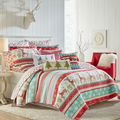 Let It Snow Holiday Quilt Set - Levtex Home 6 Let It Snow Holiday Quilt Set - Levtex Home - Image 6