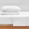 White Sateen Full 4pc Sheet Set - Levtex Home
