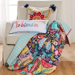 Jules Bohemian Quilted Throw - Levtex Home -CozyNest Sales Store GUEST b2dfe158 a8c9 4b32 9236 957b2324c6b5