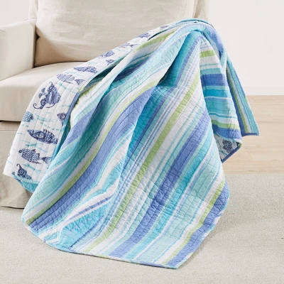 Laida Beach Quilted Throw - Levtex Home 1 Laida Beach Quilted Throw - Levtex Home