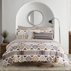 Santa Fe Duvet Set - Grey, Cream & Tan - Levtex Home -CozyNest Sales Store GUEST c2a09930 3418 4803 9e2e 4d4d93679850