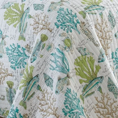 Calafel Quilt And Pillow Sham Set - Levtex Home 4 Calafel Quilt And Pillow Sham Set - Levtex Home - Image 4