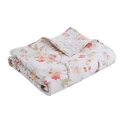 Pippa Floral Quilted Throw - Levtex Home -CozyNest Sales Store GUEST c4cd461a 1ec8 4fe3 bf83 364f38a36873