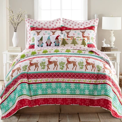 Let It Snow Holiday Quilt Set - Levtex Home 1 Let It Snow Holiday Quilt Set - Levtex Home