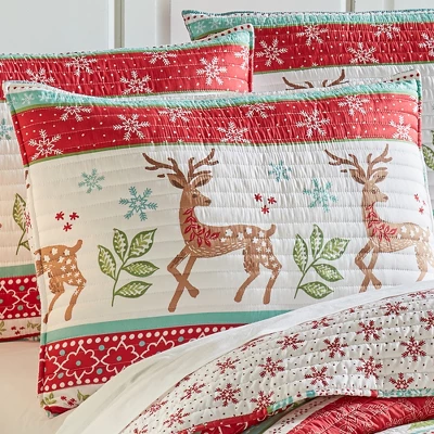Let It Snow Holiday Quilt Set - Levtex Home 2 Let It Snow Holiday Quilt Set - Levtex Home - Image 2