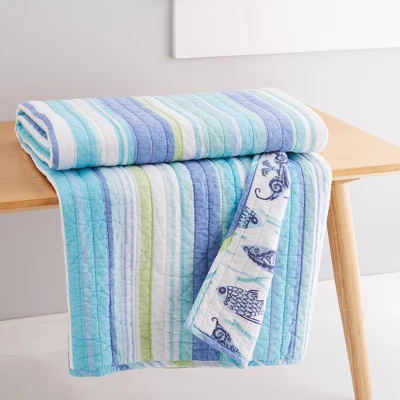 Laida Beach Quilted Throw - Levtex Home 2 Laida Beach Quilted Throw - Levtex Home - Image 2
