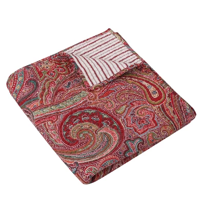 Spruce Red Quilted Throw - Levtex Home 1 Spruce Red Quilted Throw - Levtex Home
