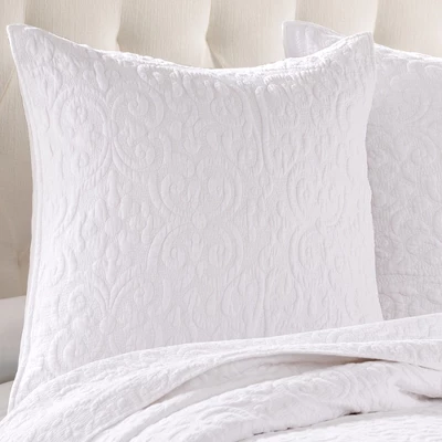 Sherbourne White Euro Sham Set - Two Euro Shams - Birch Hill By Levtex Home 1 Sherbourne White Euro Sham Set - Two Euro Shams - Birch Hill By Levtex Home