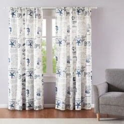 Beach Life Lined Curtain Panel With Rod Pocket - Levtex Home -CozyNest Sales Store GUEST daa9f7d3 d261 4bb0 b7b0 fc94477c5104