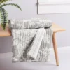Sanira Taupe Floral Quilted Throw - Levtex Home