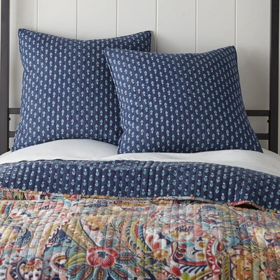 Nanette Floral Euro Sham Set Of 2 - Levtex Home 1 Nanette Floral Euro Sham Set Of 2 - Levtex Home