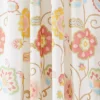 Ashbury Spring Floral Lined Curtain Panel With Rod Pocket - Levtex Home