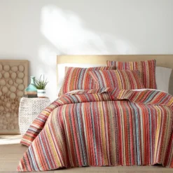 Uluru Stripe Quilt And Pillow Sham Set - Levtex Home 12 Uluru Stripe Quilt And Pillow Sham Set - Levtex Home -CozyNest Sales Store GUEST f9eb4c62 a400 4faa 949e ed15f7a2fd7e