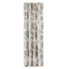 Palladium Grey Floral Drape Panel - One Drape Panel Grey - Levtex Home